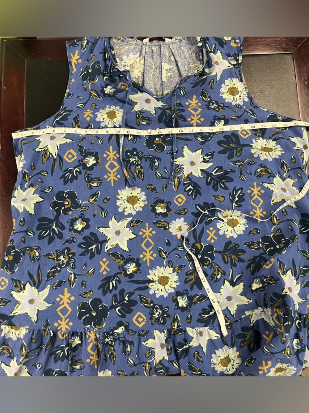 Sonoma tiered linen-blend dress size 3X - Picture 8 of 9